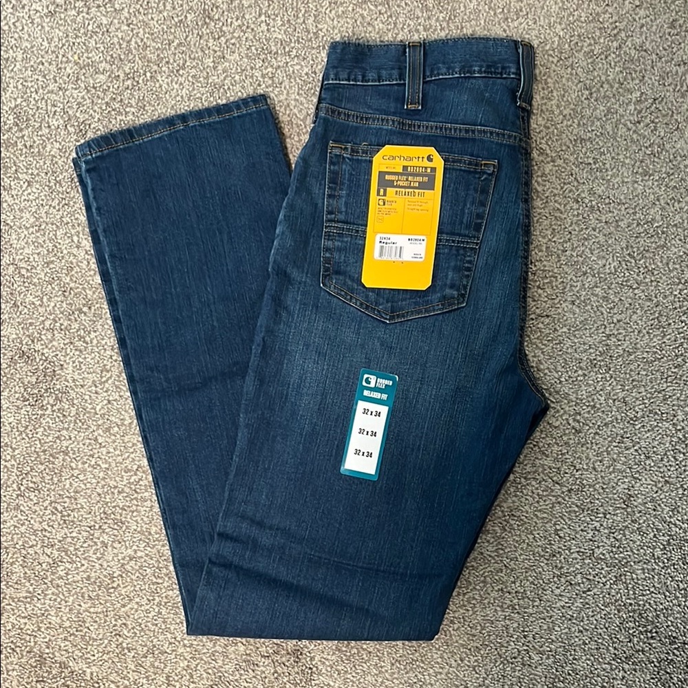 Carhartt Men’s Rugged Flex Relaxed Fit Jeans 32x34